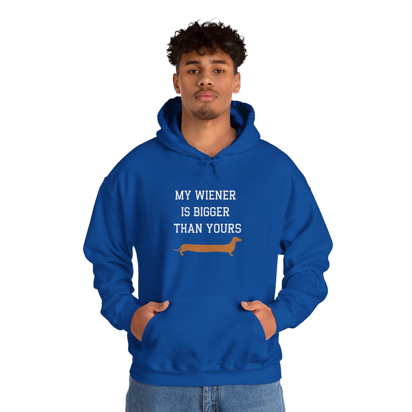 My Wiener is Bigger Than Yours Unisex Hoodie