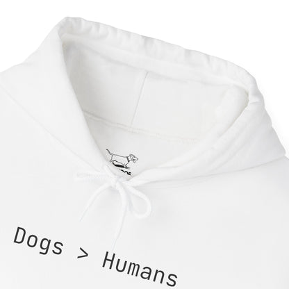 Dogs > Humans Hoodie