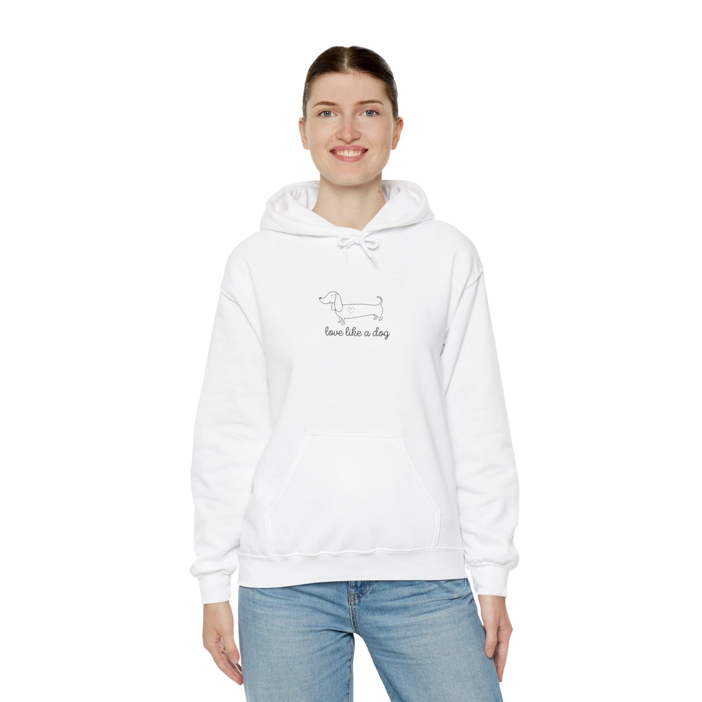 Love Like A Dog Unisex Hoodie