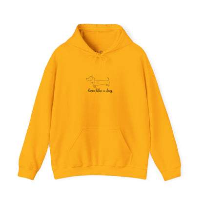 Love Like A Dog Unisex Hoodie