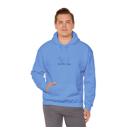 Love Like A Dog Unisex Hoodie