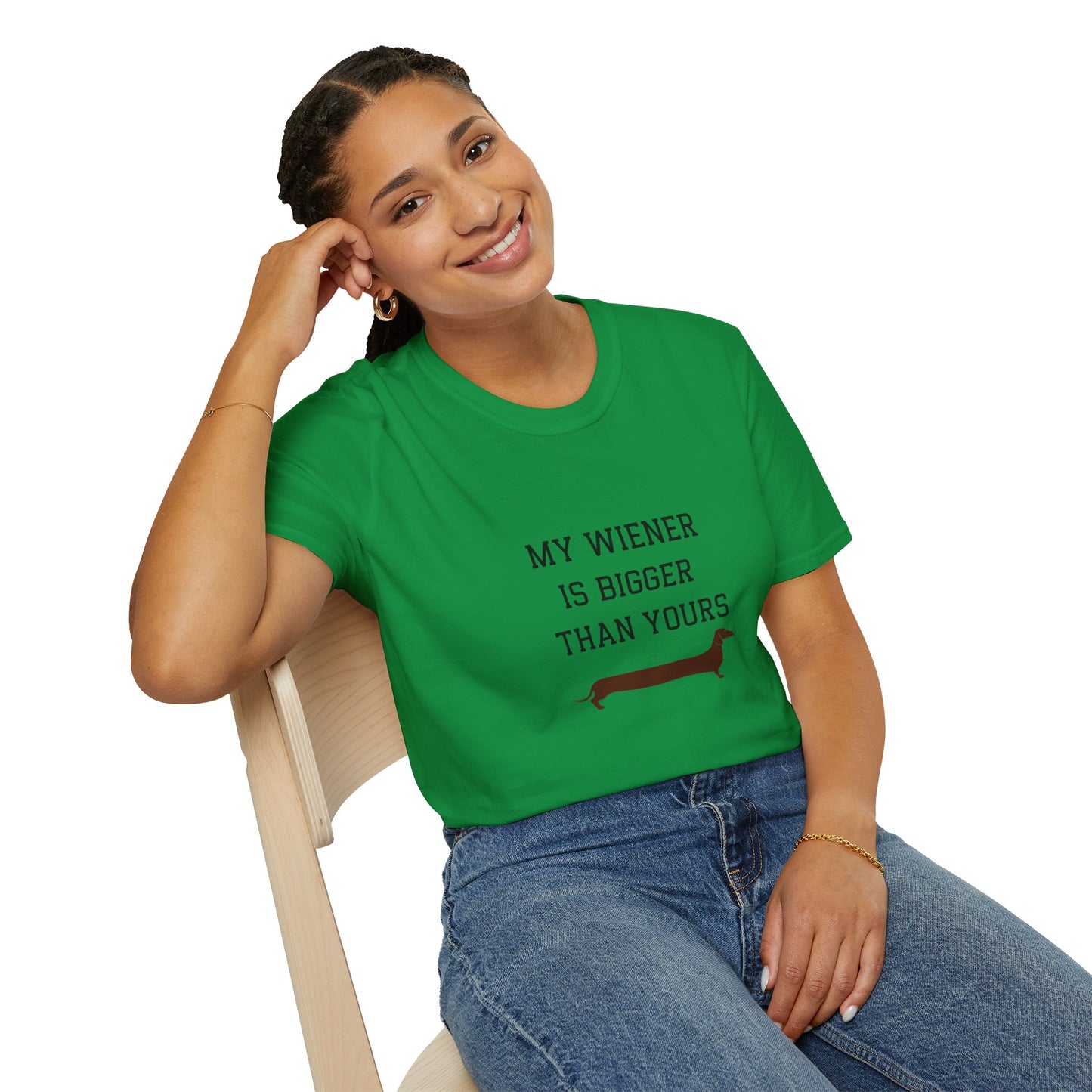 My Wiener is Bigger Than Yours Unisex T-shirt