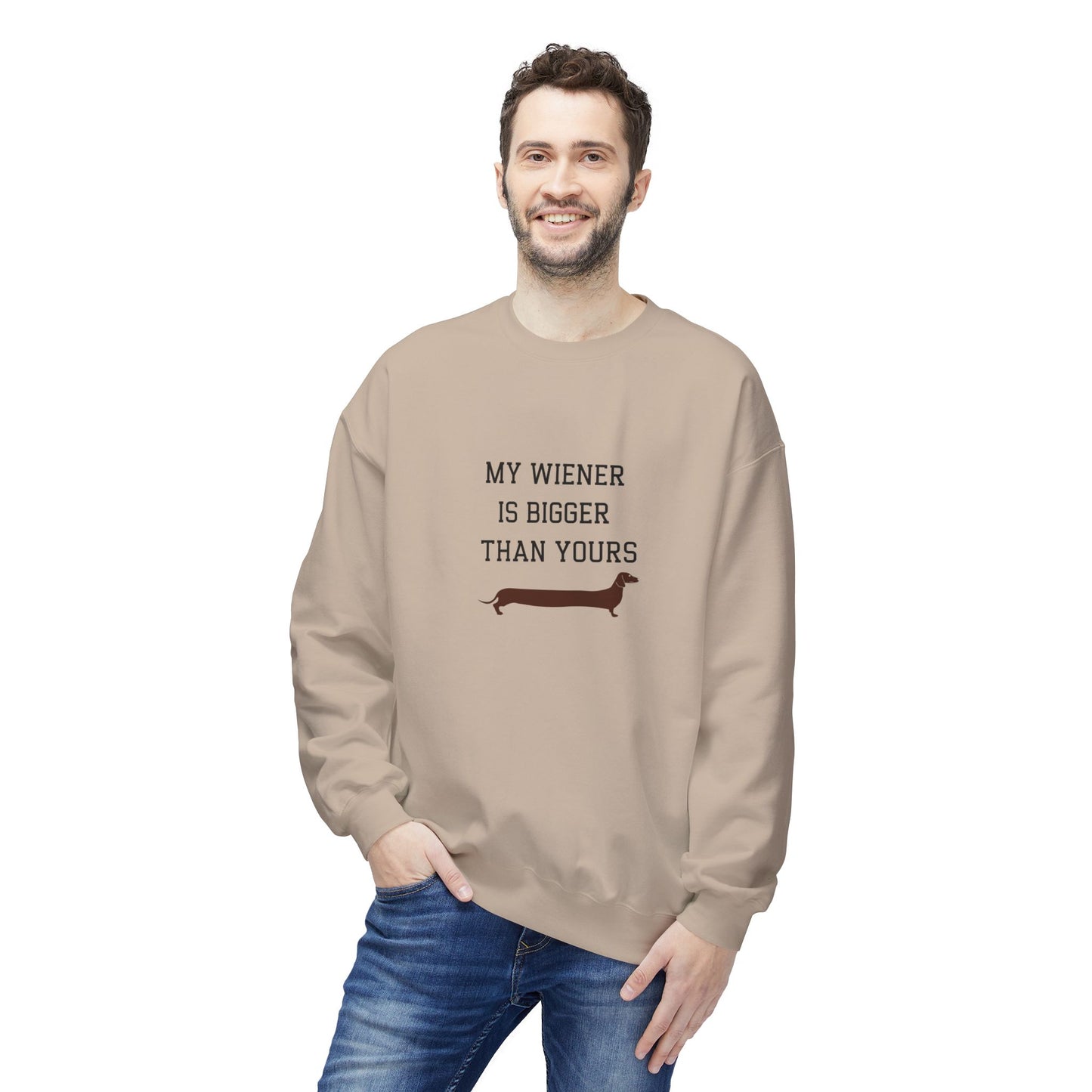 My Wiener is Bigger Than Yours Unisex Sweatshirt