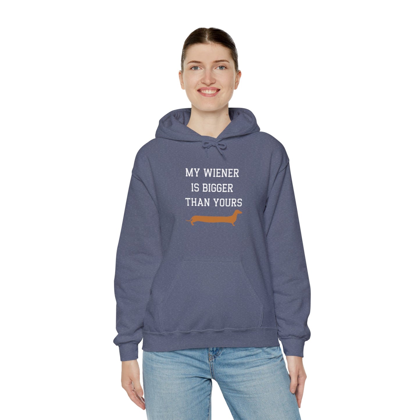 My Wiener is Bigger Than Yours Unisex Hoodie