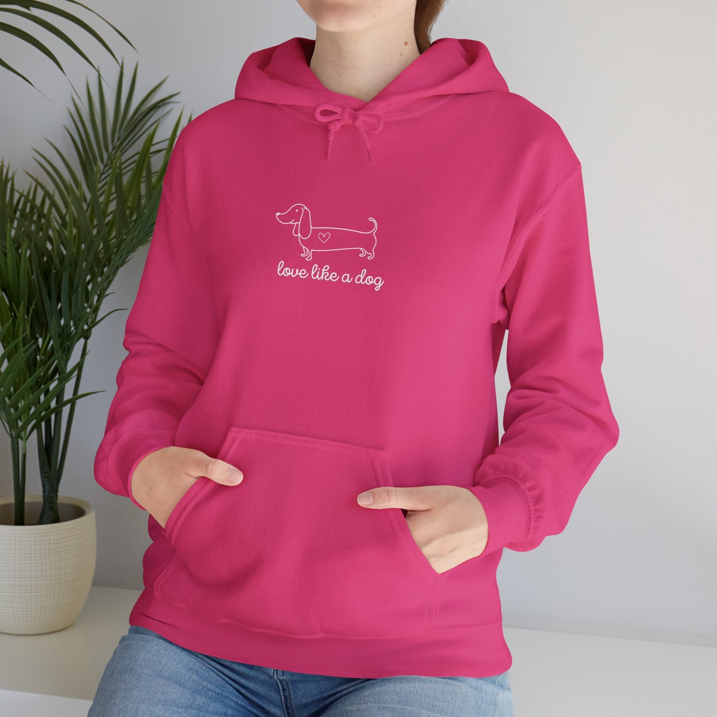 Love Like A Dog Unisex Hoodie