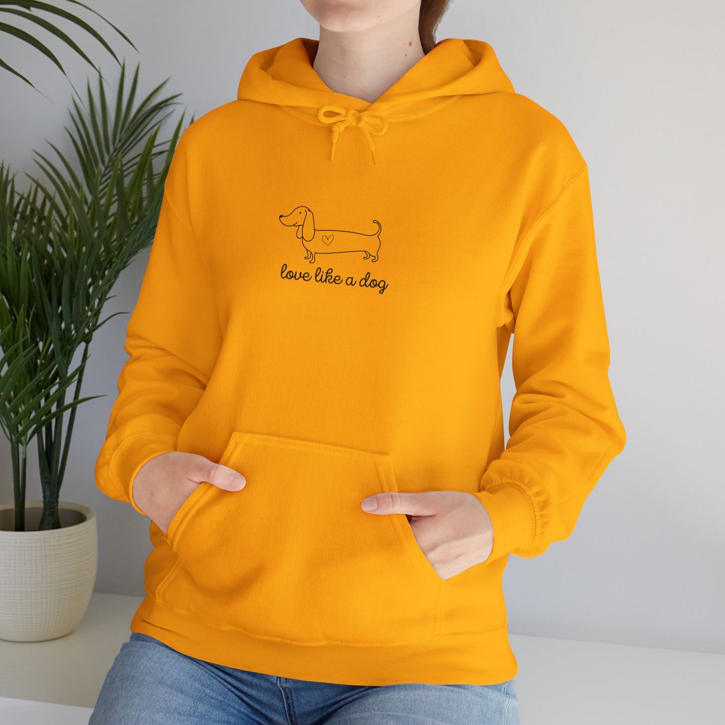 Love Like A Dog Unisex Hoodie