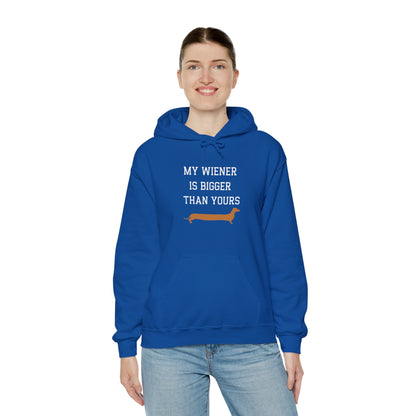 My Wiener is Bigger Than Yours Unisex Hoodie