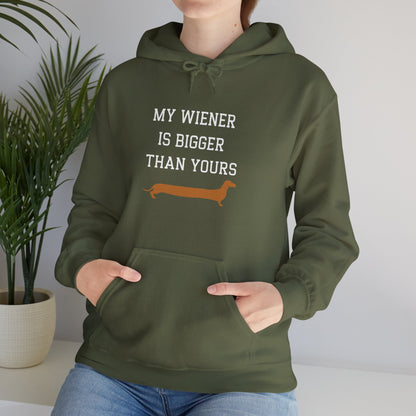 My Wiener is Bigger Than Yours Unisex Hoodie