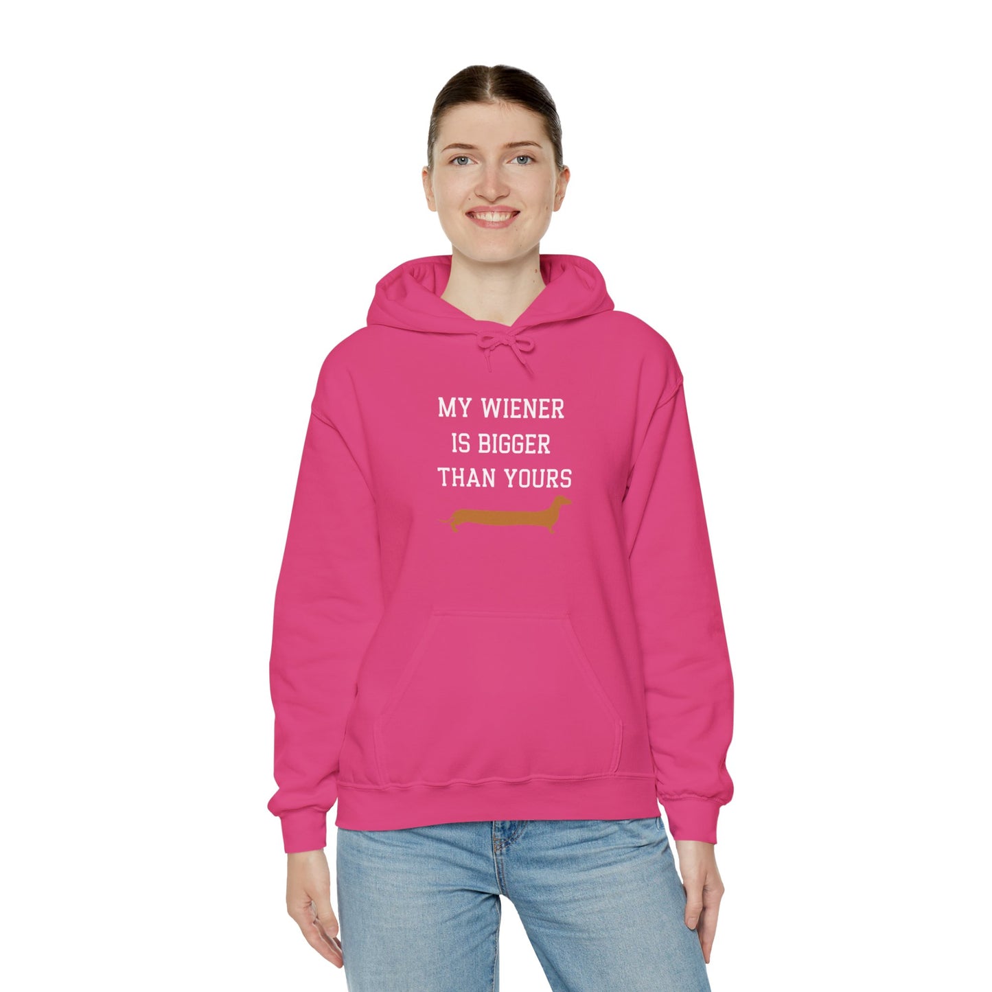 My Wiener is Bigger Than Yours Unisex Hoodie