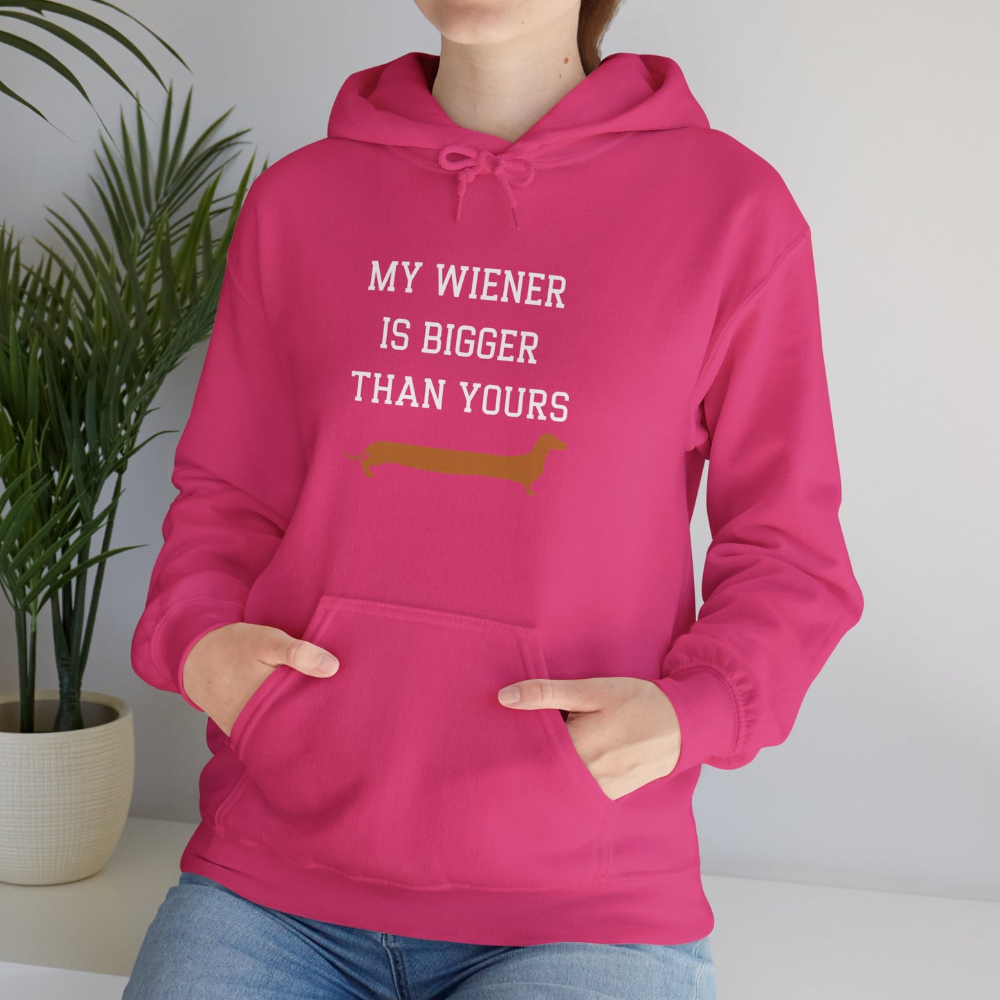 My Wiener is Bigger Than Yours Unisex Hoodie