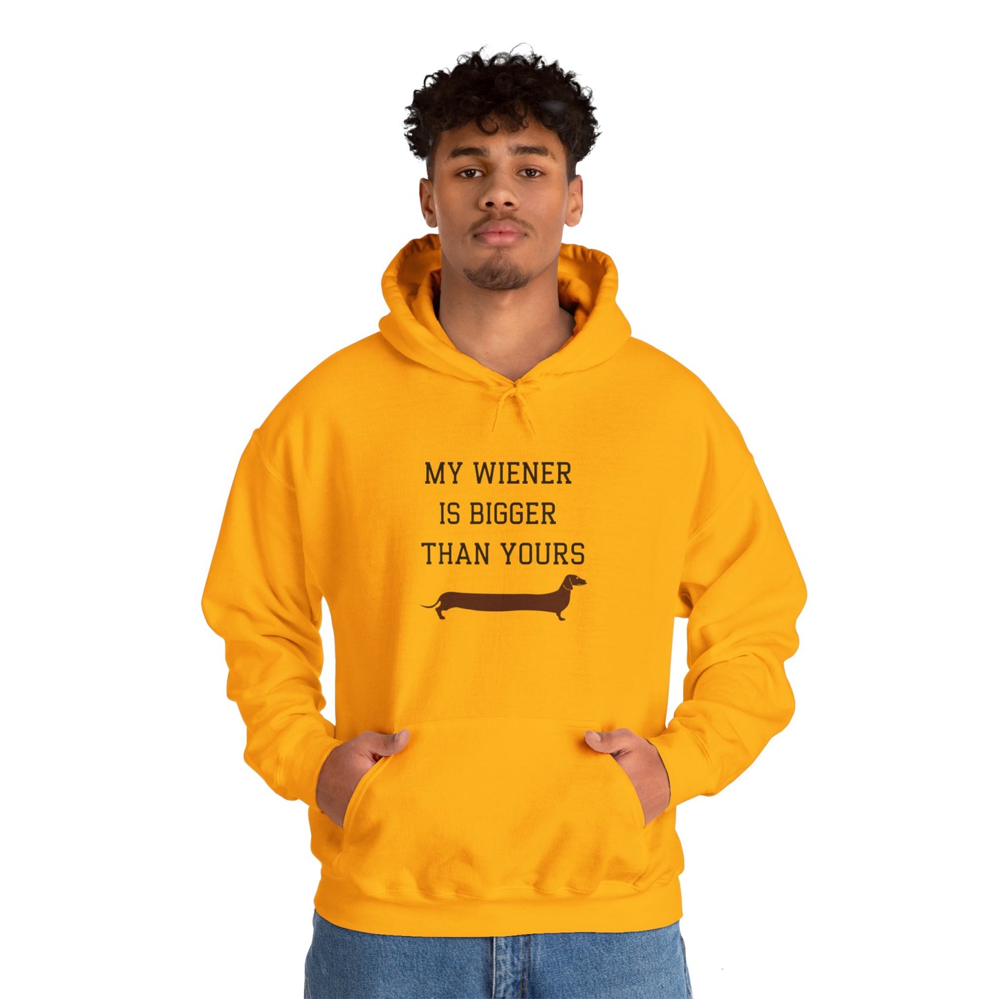 My Wiener is Bigger Than Yours Unisex Hoodie