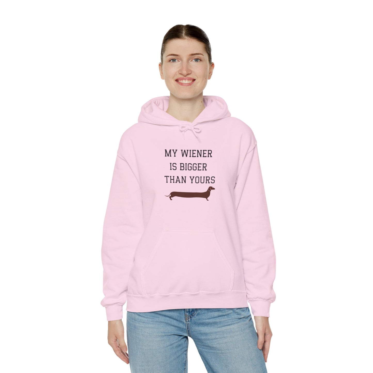 My Wiener is Bigger Than Yours Unisex Hoodie