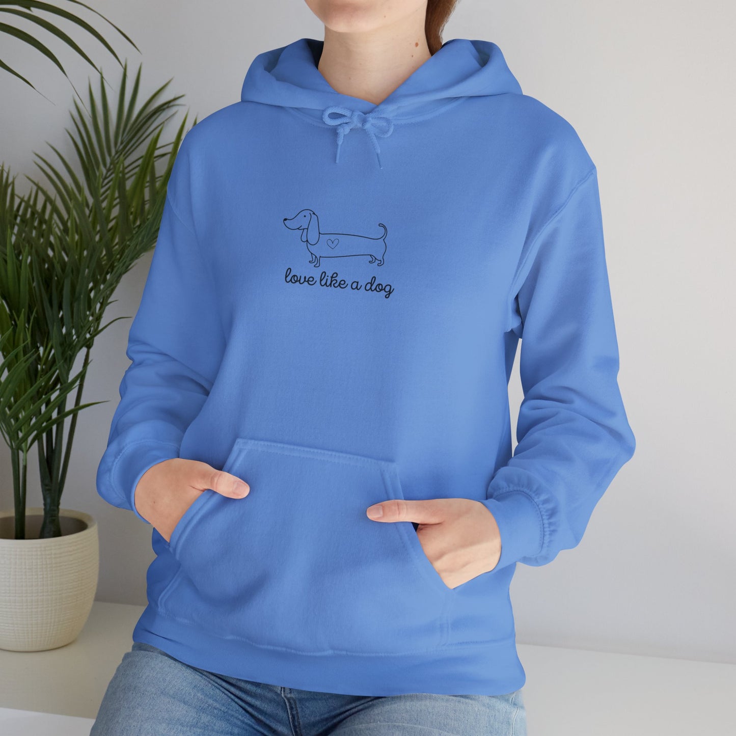 Love Like A Dog Unisex Hoodie