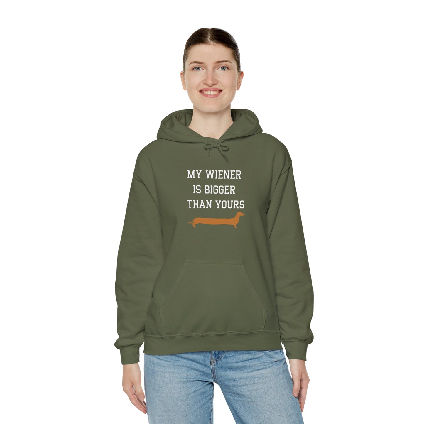 My Wiener is Bigger Than Yours Unisex Hoodie