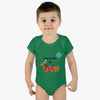 Protected By Dachshund Baby Rib Bodysuit