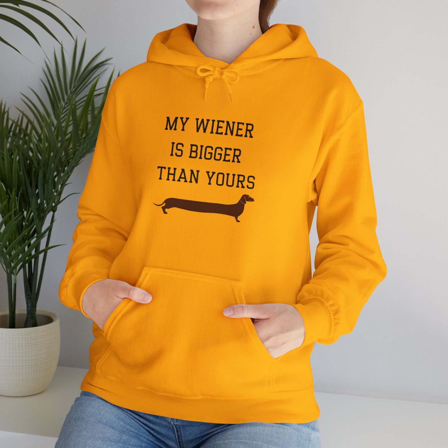 My Wiener is Bigger Than Yours Unisex Hoodie