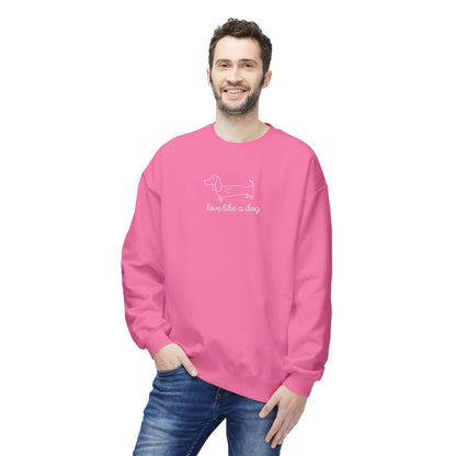 Love Like A Dog Unisex Crewneck Sweatshirt