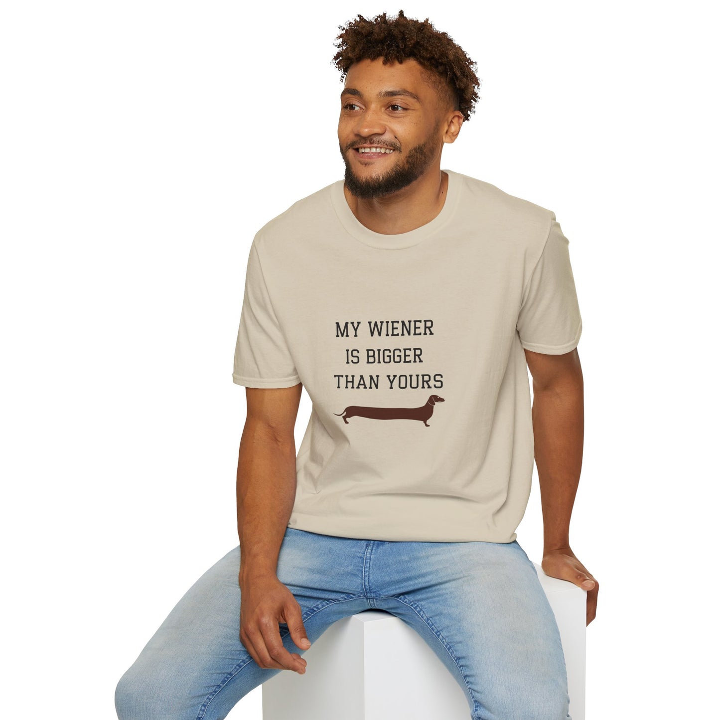 My Wiener is Bigger Than Yours Unisex T-shirt