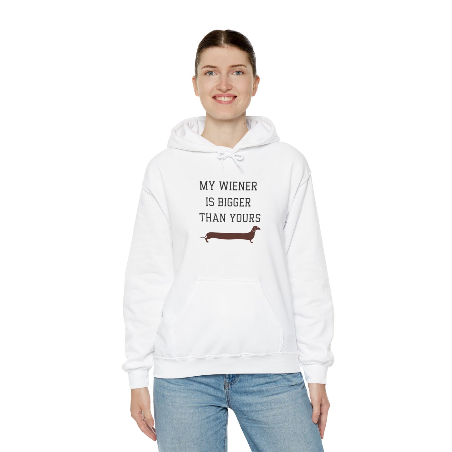 My Wiener is Bigger Than Yours Unisex Hoodie