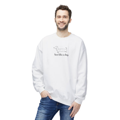 Love Like A Dog Unisex Crewneck Sweatshirt