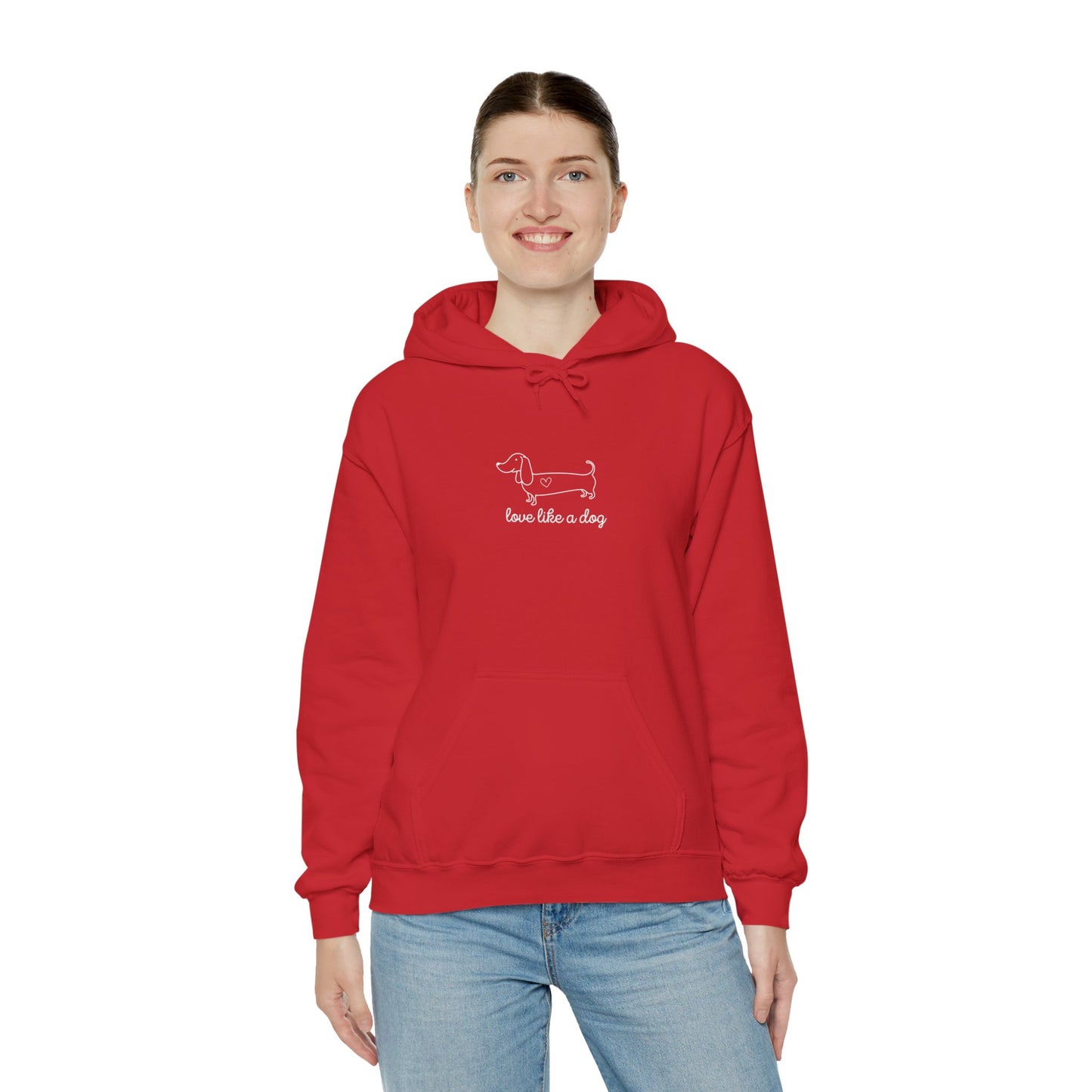 Love Like A Dog Unisex Hoodie