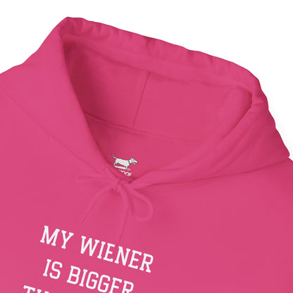 My Wiener is Bigger Than Yours Unisex Hoodie