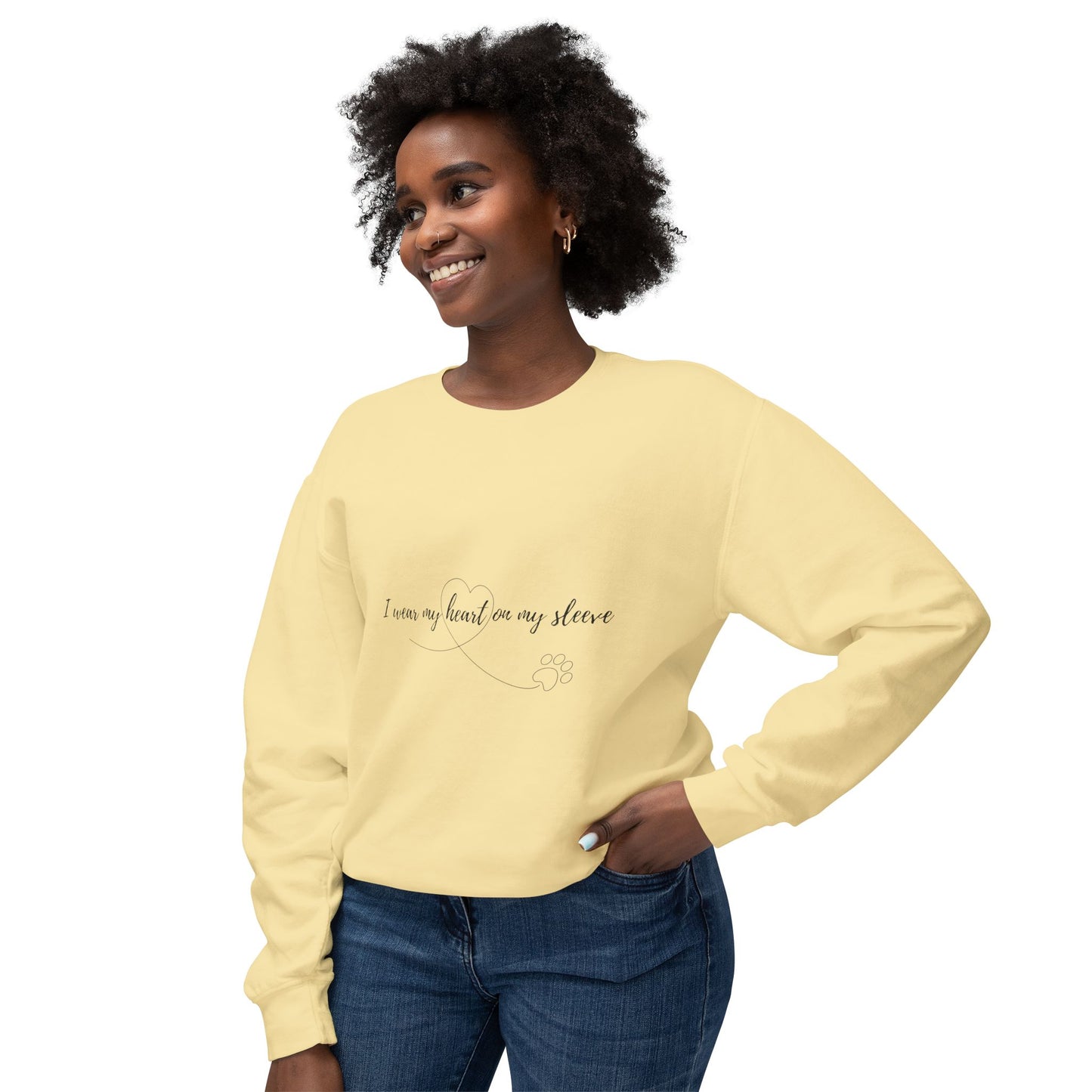 I Wear My Heart On My Sleeve Unisex Sweatshirt