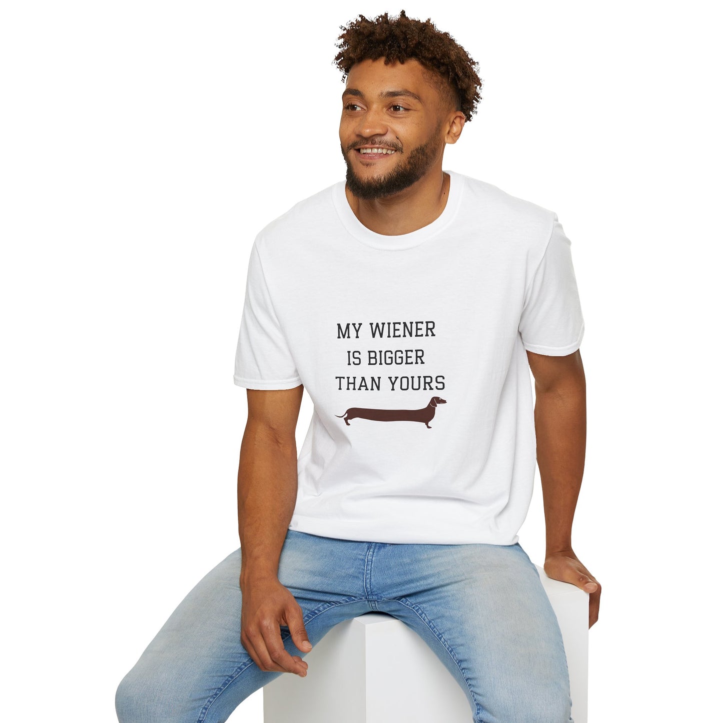 My Wiener is Bigger Than Yours Unisex T-shirt