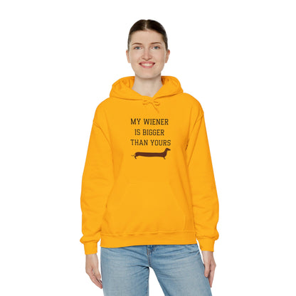 My Wiener is Bigger Than Yours Unisex Hoodie