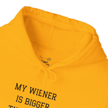 My Wiener is Bigger Than Yours Unisex Hoodie