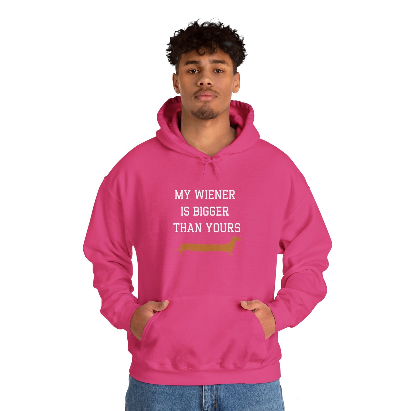 My Wiener is Bigger Than Yours Unisex Hoodie