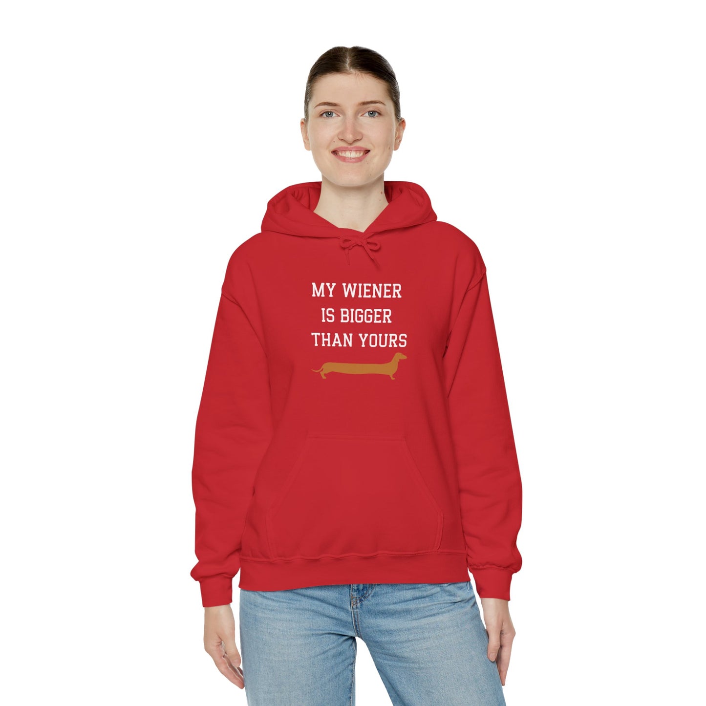 My Wiener is Bigger Than Yours Unisex Hoodie