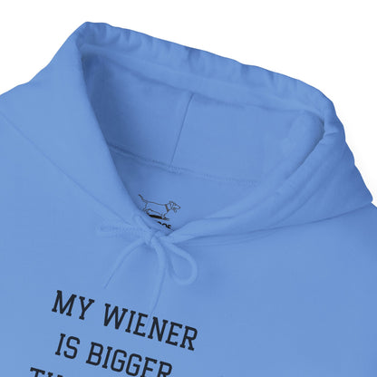 My Wiener is Bigger Than Yours Unisex Hoodie