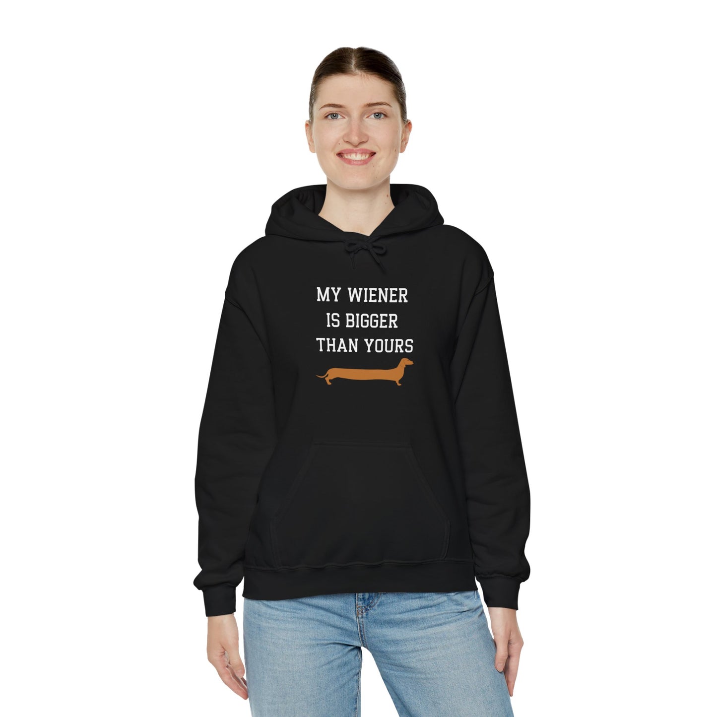 My Wiener is Bigger Than Yours Unisex Hoodie